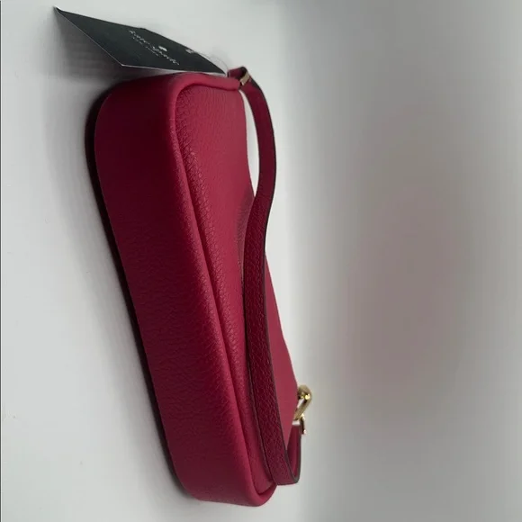 kate spade Hot Pink Leather Shoulder Bag with Gold Hardware - Picture 7 of 8
